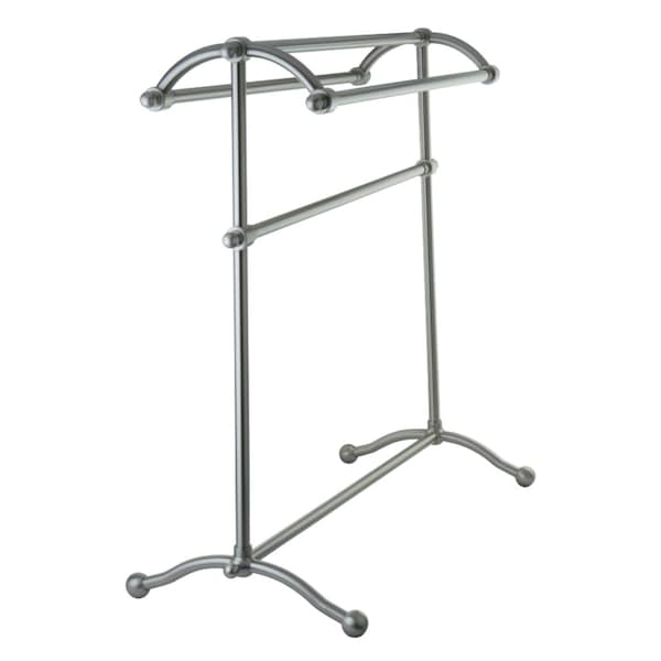 SCC2298 Pedestal Towel Rack, Brushed Nickel